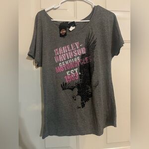 Harley Davidson women shirt Toadsuck Conway Ar.. NWT sz L